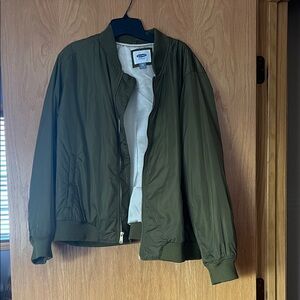 Old Navy Men's Forest Green Bomber Jacket